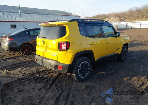 2016 Jeep Renegade Trailhawk from USA, damaged, VIN ZACCJBCT4GPC62815